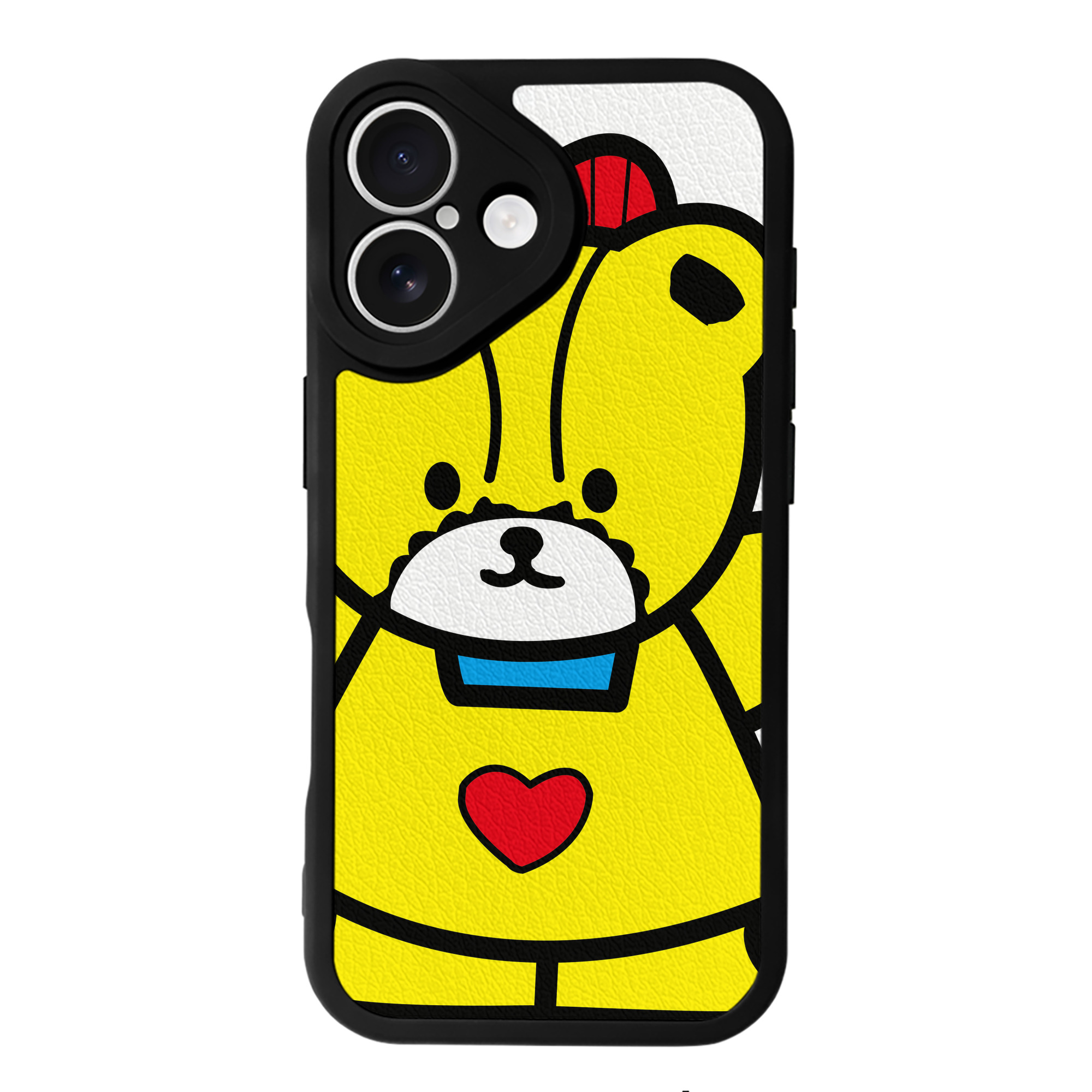 （画像用） Hello Kitty ハローキティ 【iPhone 16シリーズ対応】シリコンスマホケース（レザー調） 材質：シリコン